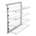 Sapateira deslizante Organizador com 04 Cestos Cromados Masutti